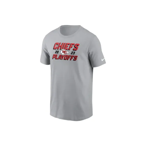 nike KANSAS CITY Chiefs 2023 NFL Playoffs Футболка Футболка Мужская Серый