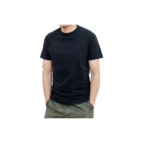 SUPERDRY Мужские черные футболки