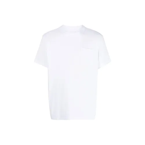 Sacai Белая Мужская Футболка