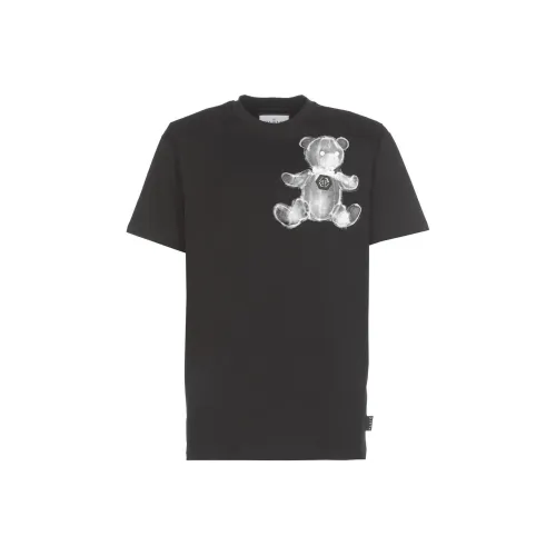 PHILIPP PLEIN Мужские черные рубашки T