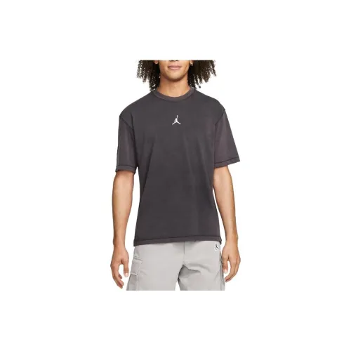 Джордан Dri Fit Серый Мужской T-Рубашки