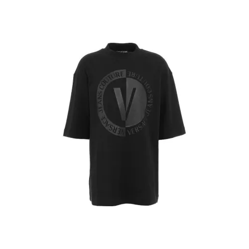 VERSACE Мужские черные T-рубашки