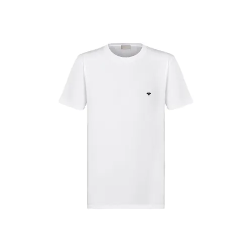 DIOR Quarterly New Products Белые Мужские T-Рубашки
