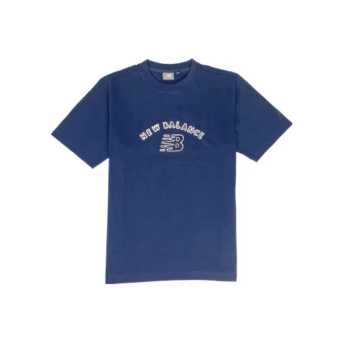 New Balance Синий Унисекс Футболка