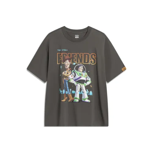 LiNing x Disney Toy Story серия T-рубашка Мужская Pupil Черная