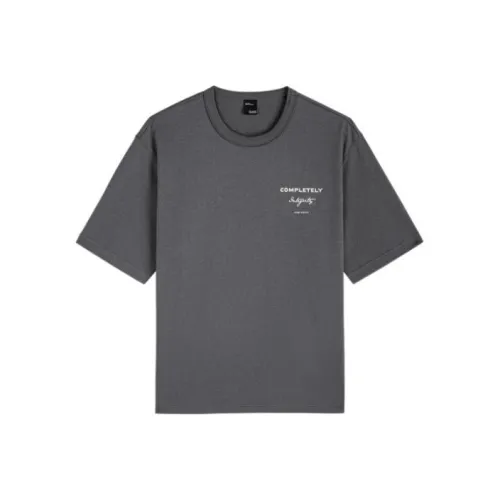 GXG Urban Aesthetics Of The Blockbuster Weaving Series Дымчато-серый Мужская T-рубашка