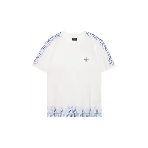 Fendi Белая Мужская T-рубашка
