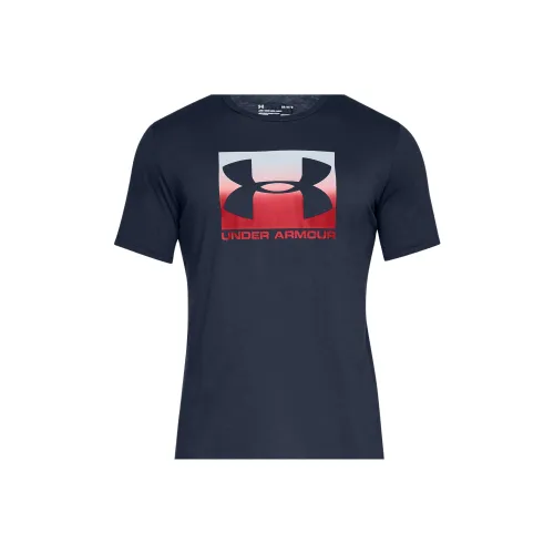 Under Armour Темно-синие Мужские T-рубашки