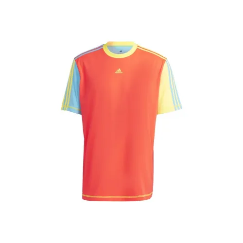 Adidas Солнце Красный Унисекс Футболки