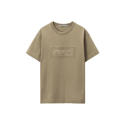 alexander wang Хаки Унисекс Футболка