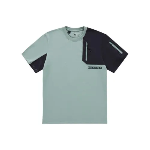 Burton Aizawa T-Shirt Мужская Шалфейно-Зеленая