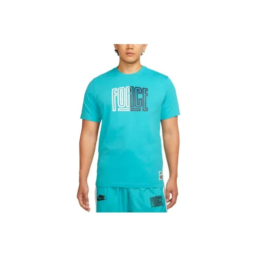 Nike Blue Men's T-Shirts Найк Синий Мужские Футболки