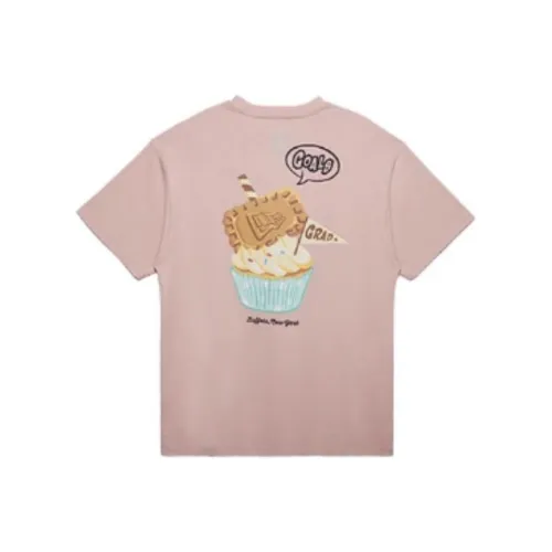 New Era Розовый Унисекс Футболка