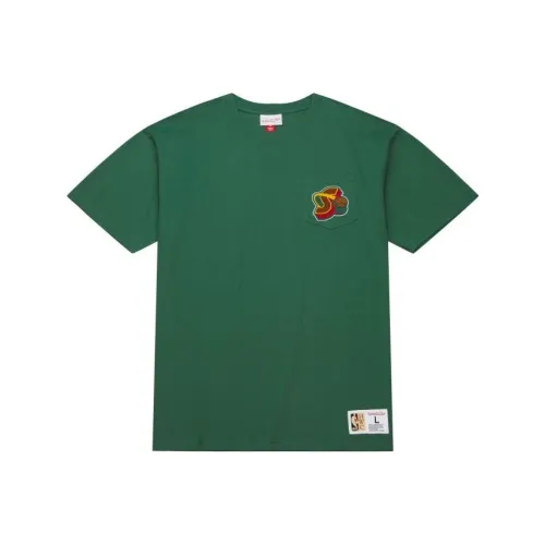 Mitchell Ness Зеленая Мужская Футболка