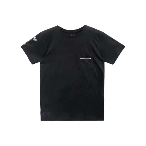 Chrome Hearts Мужские черные футболки