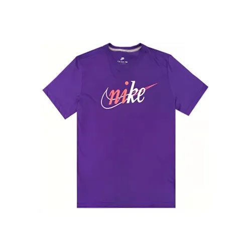 Nike Фиолетовый Мужской T-Shirt