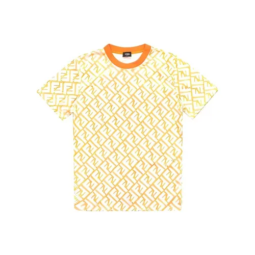 FENDI SS23 T-Shirt Мужской Оранжевый