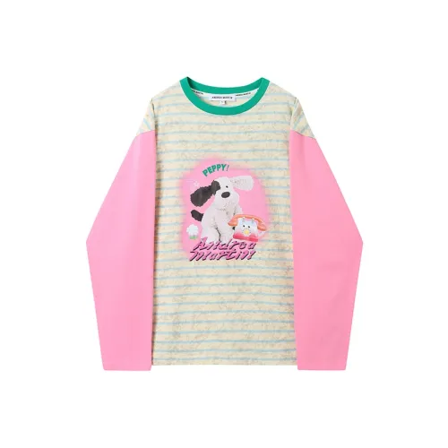 ANDREA MARTIN T-Shirt Унисекс Розовый