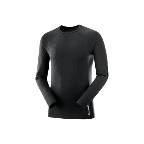 SALOMON Sense Aero Seamless T-Shirt Мужской Черный