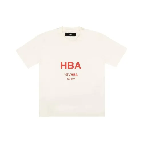 Hood By Air Белый Мужской T-Рубашки