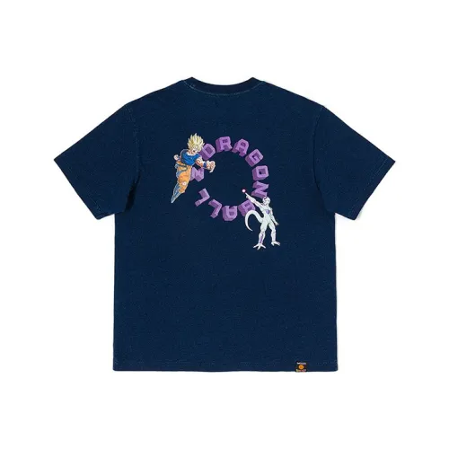 Lee X Dragon Pearl Co Бренд Темно-синие Мужские T-рубашки