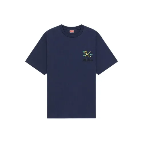Kenzo X Nigo FW22 Drop2 Midnight Blue Мужская T-рубашка