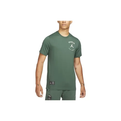 Jordan Paris Saint Germain T-Shirt Мужская Зеленая