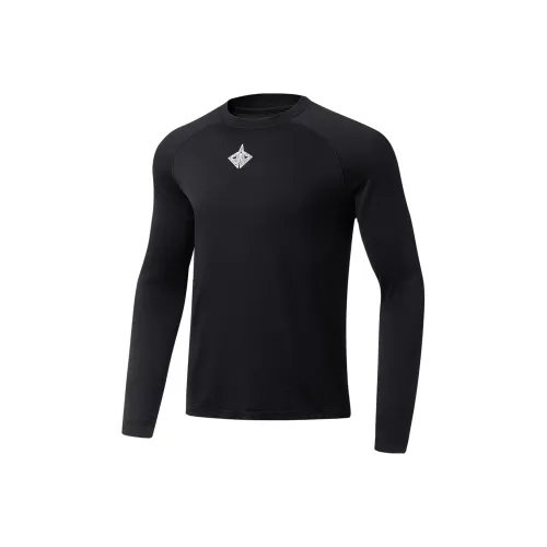 LINING Спорт Basketball Collection Т-Рубашка Мужская Черная