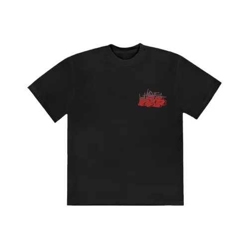 Совместная брендированная футболка Travis Scott x KAWS унисекс