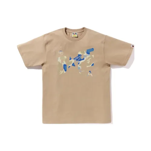 A BATHING APE Жидкость CAMO BAPE STA Логотип Tee T Рубашка Мужской