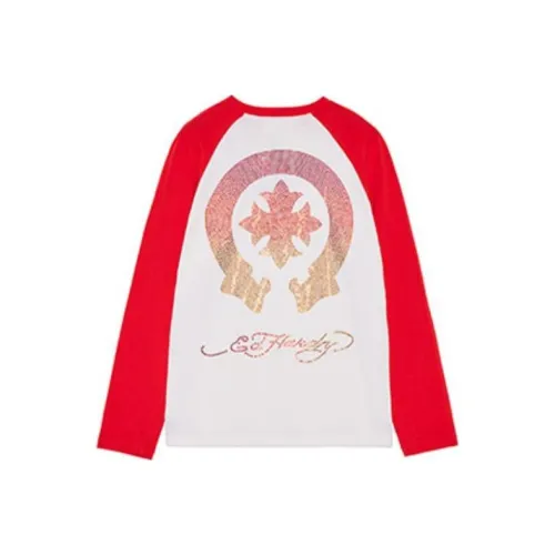 Ed Hardy Белый Мужской T-Рубашки