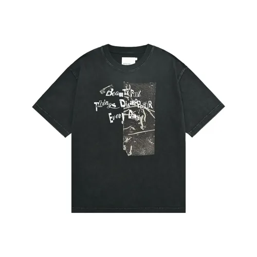 NST NONSTOP Промытый черный Унисекс Футболка