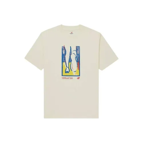 New Balance MADE in USA 1982 Run Club T-Shirt Мужской Бежевый