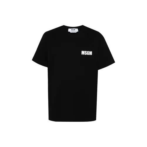 MSGM Черные Мужские T-Рубашки