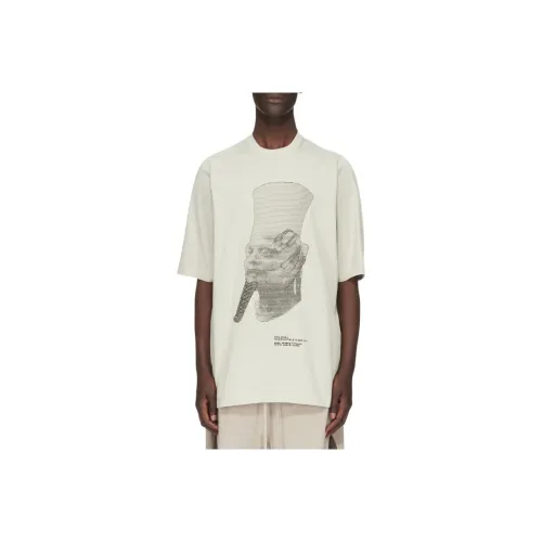 RICK OWENS совместный бренд Pearl White Мужская T-рубашка