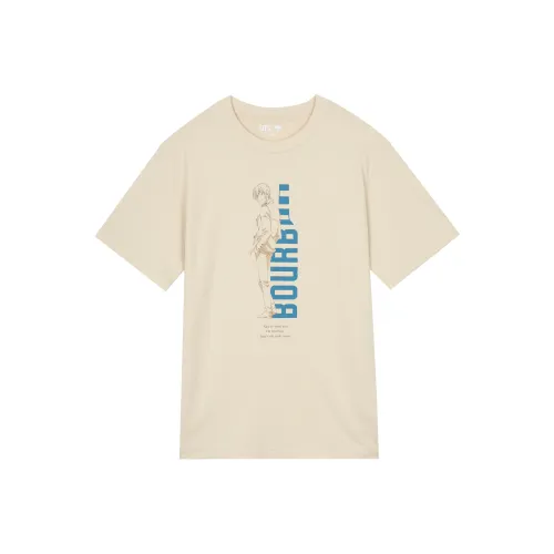 UNIQLO x MINGZHENTANKENAN LIANMINGKUAN T-рубашка Унисекс Light Beige