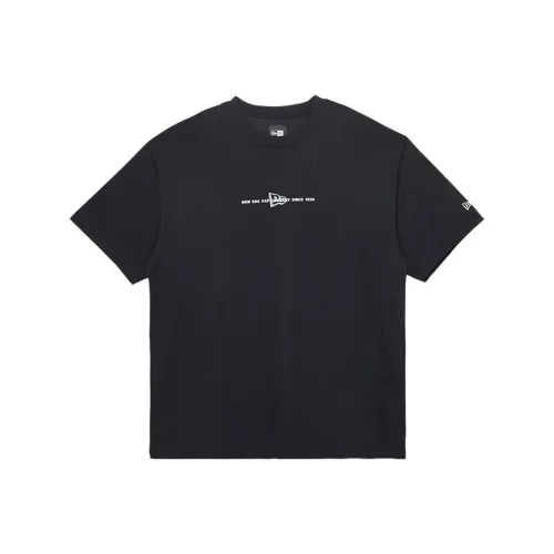 New Era Черная Унисекс Футболка