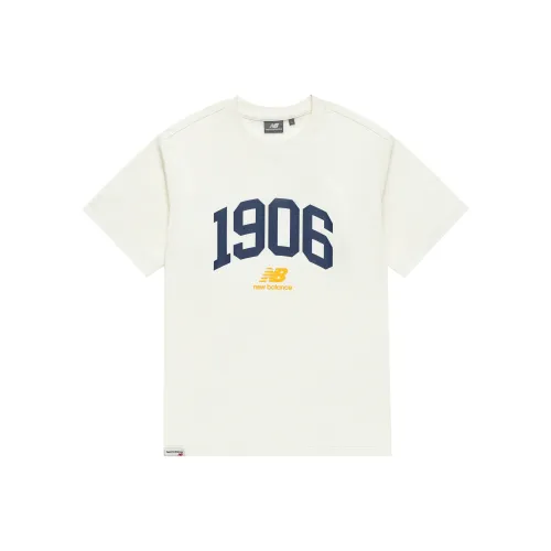 New Balance совместная футболка T Мужская Айвори Белый