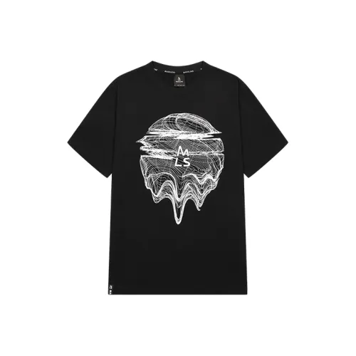 Magn Lens Черные Мужские T-Рубашки