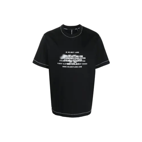 Helmut Lang Черные Мужские T-Рубашки