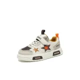 YcW029 Лоу-топы Хаки [Кожаный верх, водонепроницаемый]