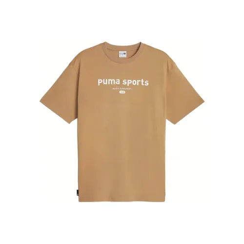 PUMA Мужская футболка темно-верблюжьего цвета