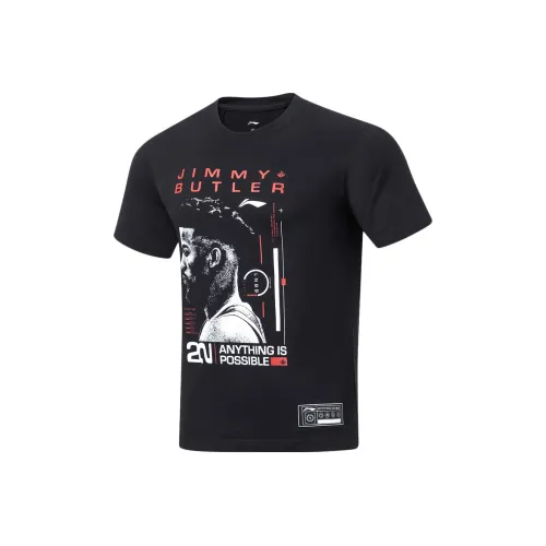 LINING Basketball Collection Мужская черная футболка