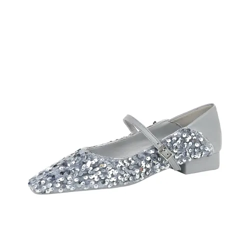 QITUMAUL Грубый каблук Мэри Джейн Женские туфли