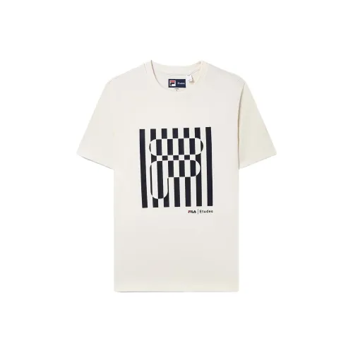 FILA x Études T-Shirt Мужской Белый