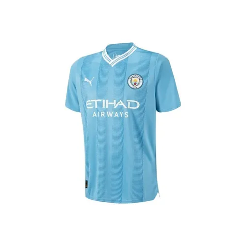 PUMA Коллекция домашней формы Manchester City Синий Мужской T-рубашки