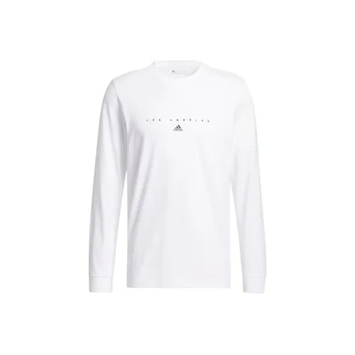 Adidas LA Graphic Long Sleeve Tee T-Shirt Рубашка Мужская Белая