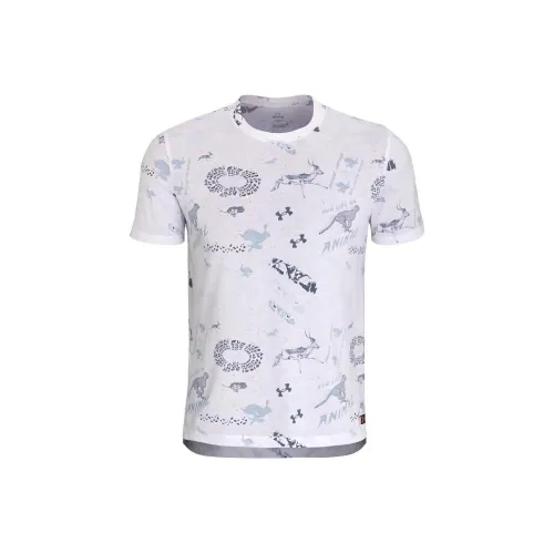 Under Armour RUN LAA Белый Мужской T-Рубашка