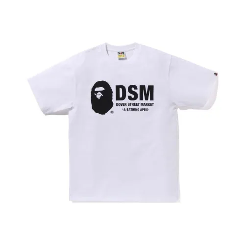 A BATHING APE x DSM SS24 T Shirt Unisex White