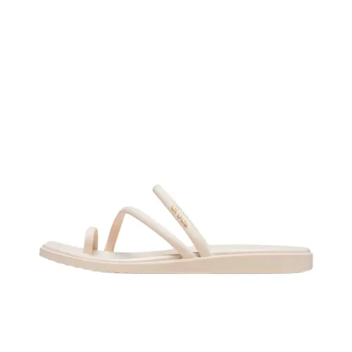 Crocs Устойчивые к истиранию Слипоны Женские Бежевые